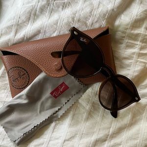 Rayban Blaze RB4380N Sunglasses in Light Havana and Brown